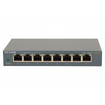 TP-Link TL-SG108 Switch 8x10/100/1000Mbps, Metal case, IEEE 802.1p QoS