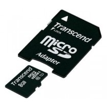 Transcend TS8GUSDU1 karta pamięci Micro SDHC 8GB Class 10 UHS-I + adapter SD ( Full HD )