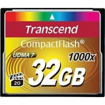 Transcend TS32GCF1000 karta pamięci 32GB Compact Flash 1000x Odczyt 160MB/s zapis 70MB/s