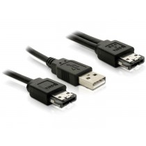 DeLOCK Kabel eSata Power(M)-> eSata(M) + USB 1m