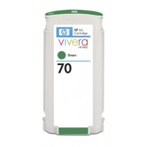 HP 70 original ink cartridge green standard capacity 130ml 1-pack with Vivera ink