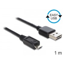 DeLOCK Kabel USB Micro AM-MBM5P Easy-USB 1m