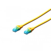 Digitus DK-1512-010/Y Kabel patch cord UTP, CAT.5E, żółty, 1m, 15 LGW