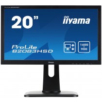 iiyama Monitor 19.5 B2083HSD-B1 DVI-D/DSUB/GŁOŚNIKI/PIVOT