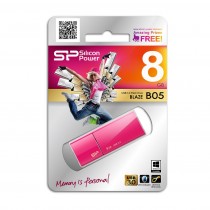 Silicon-Power SILICON POWER memory USB Blaze B05 8GB USB 3.2 Pink