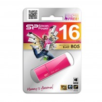 Silicon-Power SILICON POWER memory USB Blaze B05 16GB USB 3.2 Pink