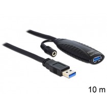 DeLOCK Przedłużacz aktywny USB 3.0 AM-AF 10m czarny