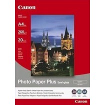 Canon 1686B018 Papier SG201 Photo Paper Plus Semi-glossy 260g 20x25cm 20ark