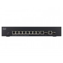 Cisco Systems Switch zarządzalny Cisco SF302-08MPP 8x10/100 2xSFP/Combo PoE+