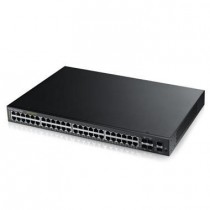 ZyXEL GS2210-48HP-EU0101F Zyxel GS2210-48HP 44-port GbE L2 PoE Switch, 2x GbE SFP, 4x GbE combo (RJ45/SFP)