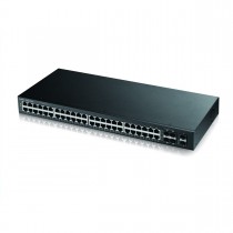 ZyXEL GS2210-48-EU0101F Zyxel GS2210-48 44-port GbE L2 Switch, 2x GbE SFP, 4x GbE combo (RJ45/SFP)