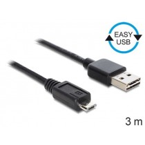 DeLOCK Kabel USB Micro AM-MBM5P EASY-USB 3m