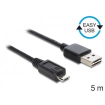 DeLOCK Kabel USB Micro AM-MBM5P EASY-USB 5m