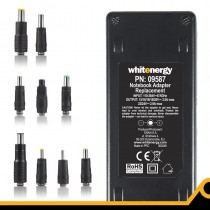 Whitenergy BateriaAC|9 plugs|70W|15-24V|230V