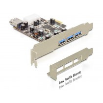 DeLOCK Karta PCI Express USB 3.0 3PORT +1
