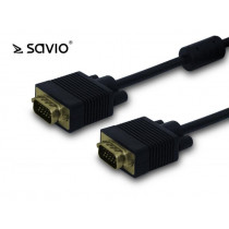 Savio Kabel VGA (M) - VGA (M) ekranowany +2 feryty CL-29 1,8