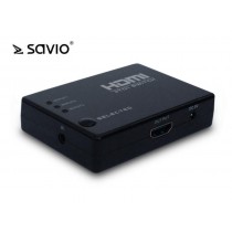 Savio Switch HDMI + pilot, CL-28