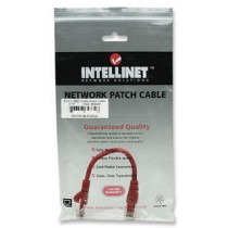Intellinet Network Solutions INTELLINET 342131 Intellinet patch cord RJ45. kat. 6 UTP. 0.5m czerwony. 100proc miedź