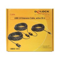 DeLOCK Kabel przedłużacz USB AM-AF aktywny 30m