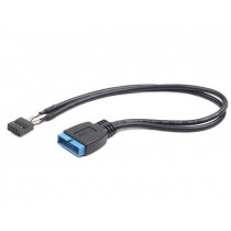 Gembird CC-U3U2-01 przedłużacz USB PIN HEADER USB 3.0 19pin -> USB 2.0 9pin, 30cm