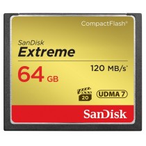 SanDisk Extreme CompactFlash 64GB 120/85 MB/s