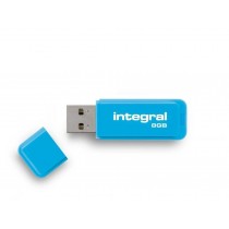 Integral INFD8GBNEONB pamięć USB Neon 8GB USB 2.0 - kolor niebieski