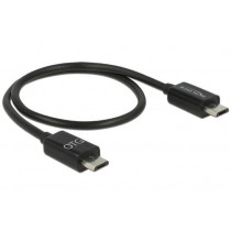 DeLOCK Kabel USB MICRO M/ M 2.0 0.3M OTG czarny