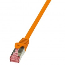 LogiLink CQ2028S Patchcord Cat.6 S/FTP PIMF PrimeLine 0,5m, pomarańczowy