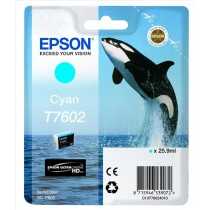 Epson T7602 Ink Cartridge Cyan UltraChrome HD