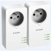 D-Link DHP-P601AV PowerLine AV2 1000 HD Gigabit Passthrough Kit (2-pack)