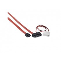 Gembird CC-MSATA-001 kabel SATA DATA Micro + zasilanie Molex dla dysków 1.8