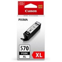 Canon Tintenbehälter PGI-570PGBK XL - 2er Pack - Schwarz Diese Pigmenttinte mit hoher Reichweite ermöglicht den Druck von bis zu 1,6 mal mehr ISO-Seiten als 