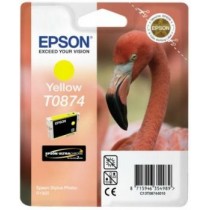 Epson C13T08744010 Tusz T0874 yellow Retail Pack BLISTER Stylus photo R1900