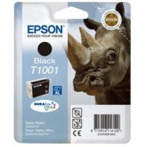 Epson Ink Black 25,9ml T100 | Rhino Singlepack Black T1001 | DURABrite Ultra Ink, Original, Pigment-based ink, Black,, - Stylus 