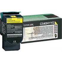 Lexmark C540H1YG Toner yellow zwrotny 2000 str. C540 / C543 / C544 / C546 / X543/4/
