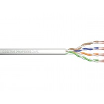 Digitus Kabel teleinformatyczny instalacyjny kat.5e, F/UTP, Eca, drut, AWG 24/1, PVC, 305m, szary, karton