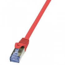 LogiLink CQ3084S Patchcord Cat.6A 10G S/FTP PIMF PrimeLine 7,5m czerwony