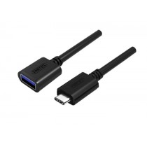 Unitek Adapter USB TYP-C DO USB AF 0,15m, Y-C476BK