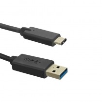 Qoltec 50500 Kabel USB 3.1 typ C męski USB 3.0 A męski 1m