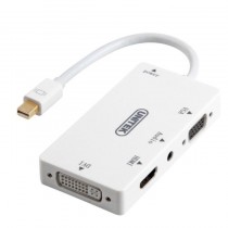 Unitek Adapter Y-6354 mini DisplayPort do DVI/VGA/HDMI