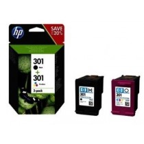 HP N9J72AE Zestaw 301 black + tri-color