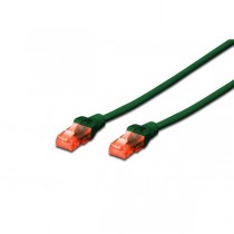 Digitus Patch cord U/UTP kat.6 PVC 0,5m Zielony