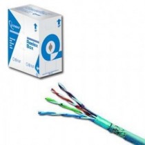 Gembird SPC-5004E kabel instalacyjny skrętka SFTP, 4x2, kat. 5e, linka 305m, szary