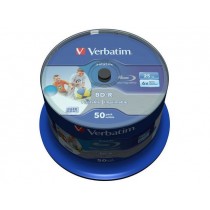 Verbatim BD-R 6x 25GB 50P CB DataLife Printable 43812