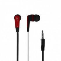 ART Słuchawki douszne z mikrofonem S2C czarno-czerwone smartphone/ Mp3/tablet
