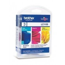 Brother LC1100VALBP Zestaw LC1100 CMYK Blister Pack 450str MFC6490CW / DCP6690CW