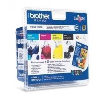 Brother LC980VALBP Zestaw LC980 CMYK Blister Pack 300str DCP145C / DCP165C / MFC250C