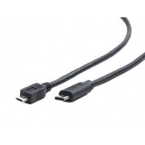 Gembird CCP-USB2-MBMCM-1M kabel USB-C >micro USB 1m, czarny