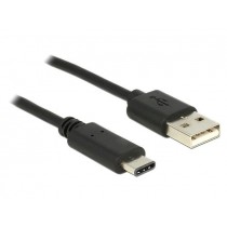 DeLOCK Kabel USB Type-C(M)-USB 2.0(AM) 1m Czarny