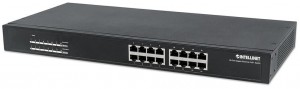 Intellinet Network Solutions Przełącznik Gigabit 16x 1000Mbps RJ45 PoE+ 220W Rack 19